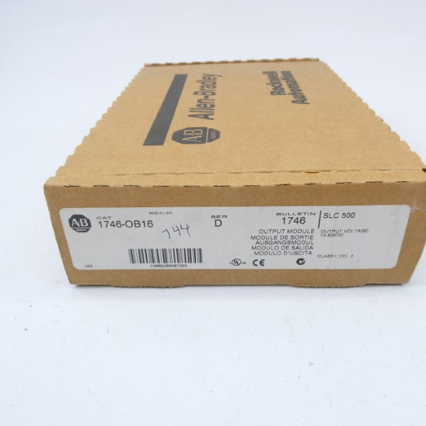 ALLEN BRADLEY 1746-OB16 SER. D 10-50VDC NSFS