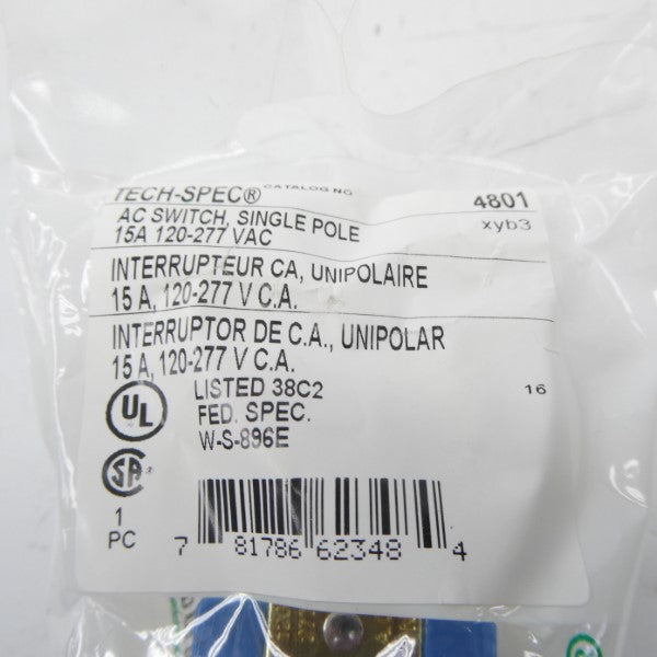 BRYANT 4801 120-277VAC 15A (PKG OF 9) NSMP