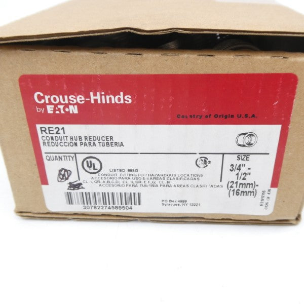 CROUSE HINDS RE21 3/4" (PKG OF 77) NSMP