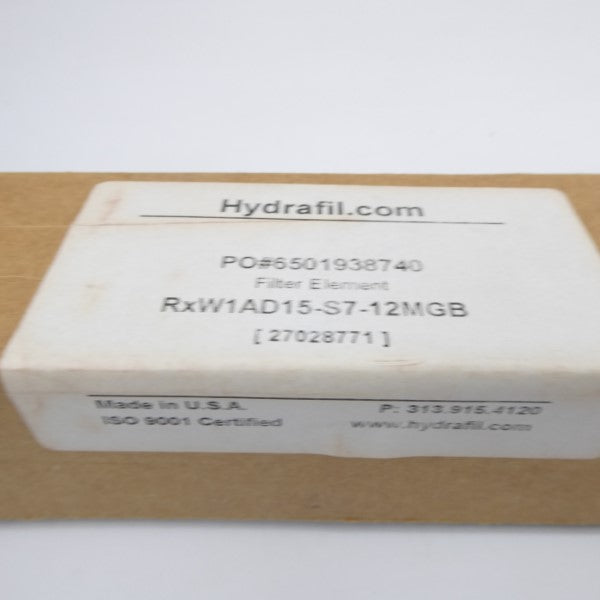 HYDRAFIL RXW1AD15-S7-12MGB NSMP