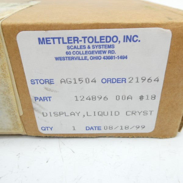 METTLER TOLEDO 124896 AG1504 NSFS