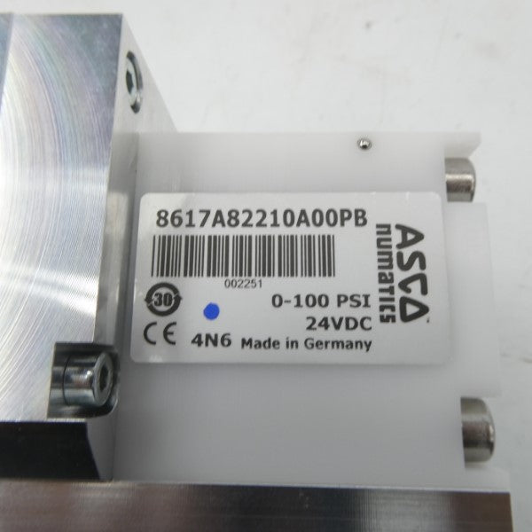 ASCO 8617A82210A00PB 24VDC 0-100PSI NSMP