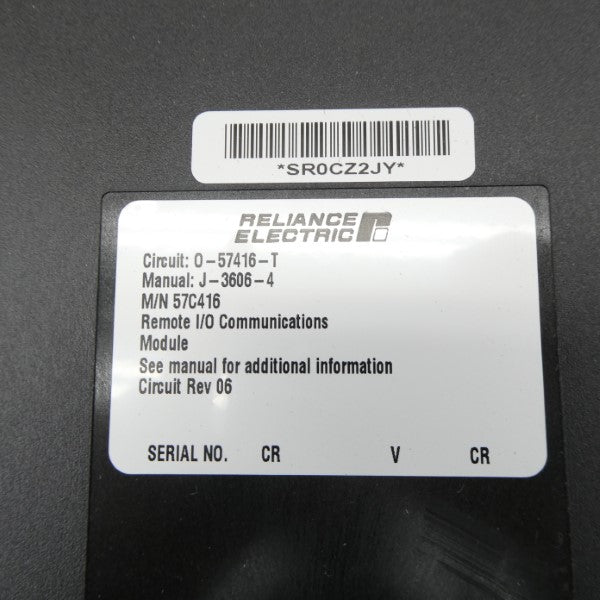 RELIANCE ELECTRIC 57C416 REV. 06 REMAN
