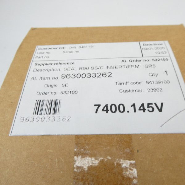 ALFA LAVAL 9630033262 7400.145V NSMP