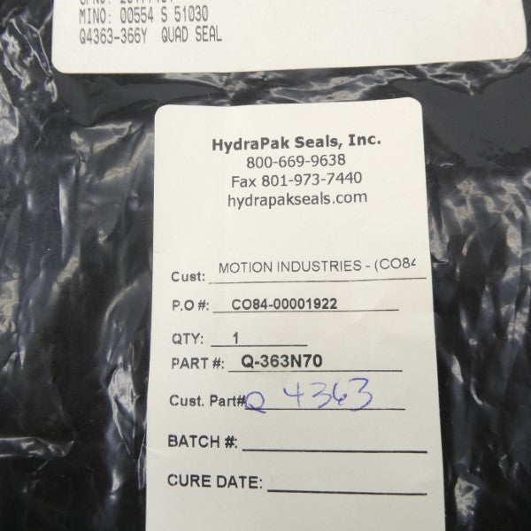 HYDRAPAK SEALS Q-363N70 NSMP
