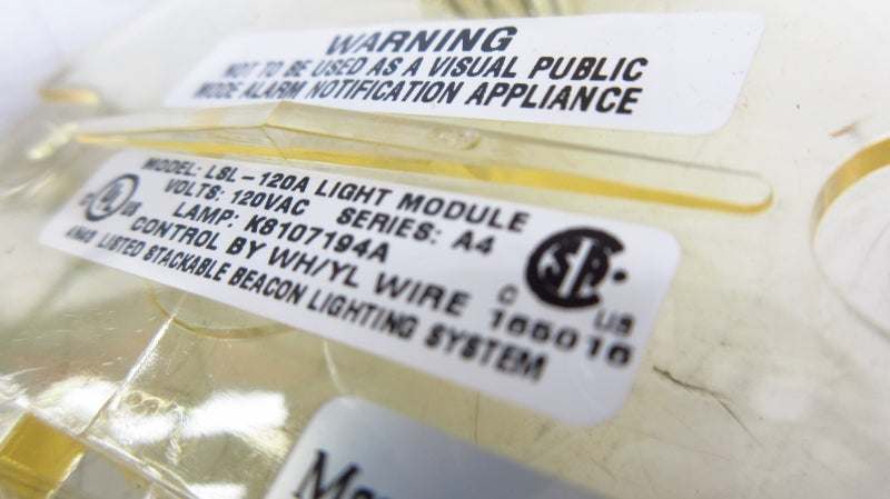 INDUSTRIAL SPARE PART LSL-120A SER. A4 120VAC NSNP