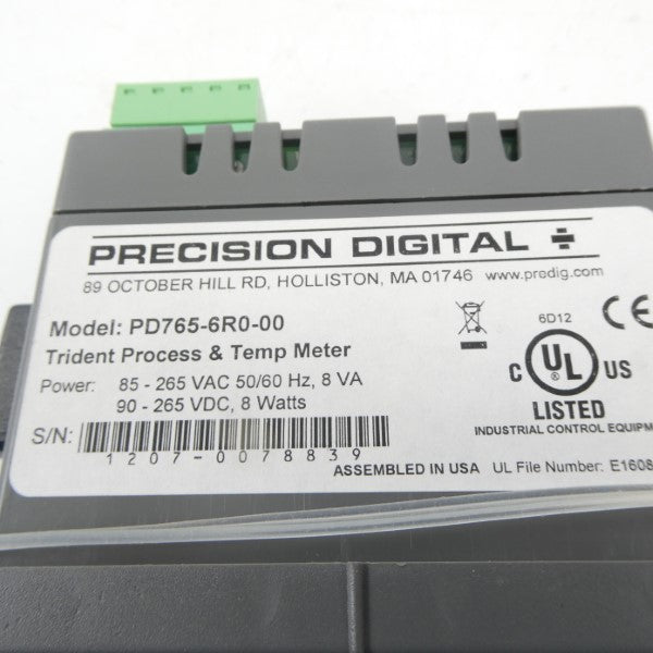 PRECISION DIGITAL PD765-6R0-00 85-265VAC NSNP