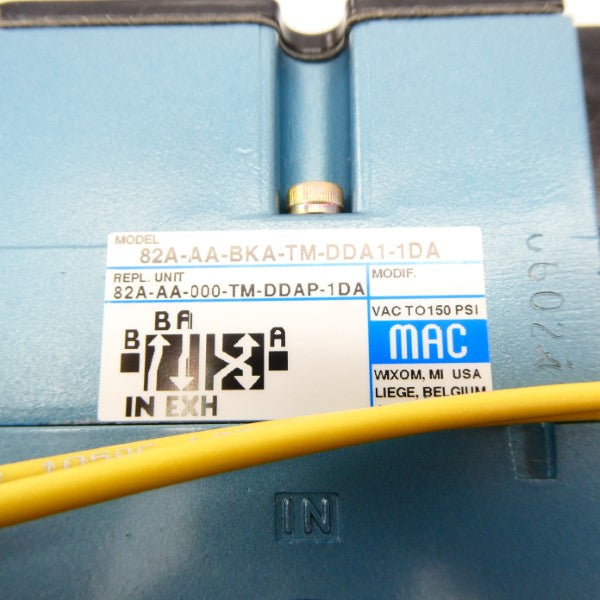 MAC 82A-AA-BKA-TM-DDA1-1DA 24VDC 150PSI NSMP