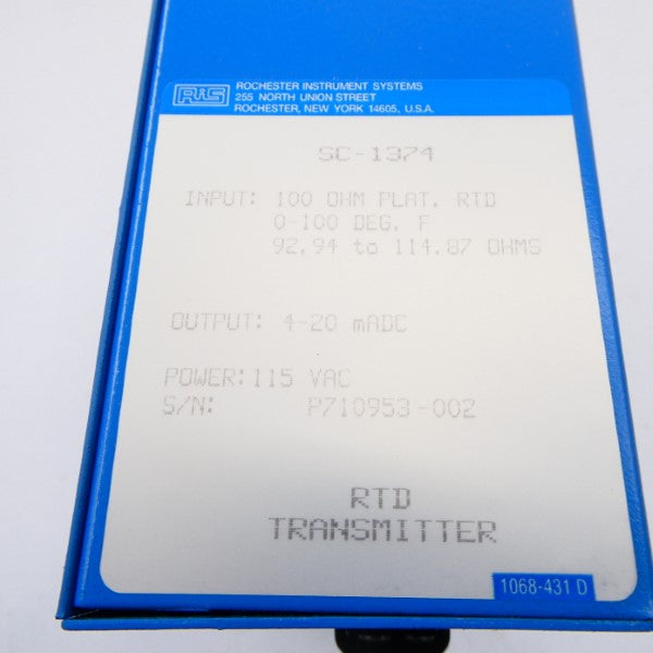 AMETEK SC-1374 115VAC NSNP