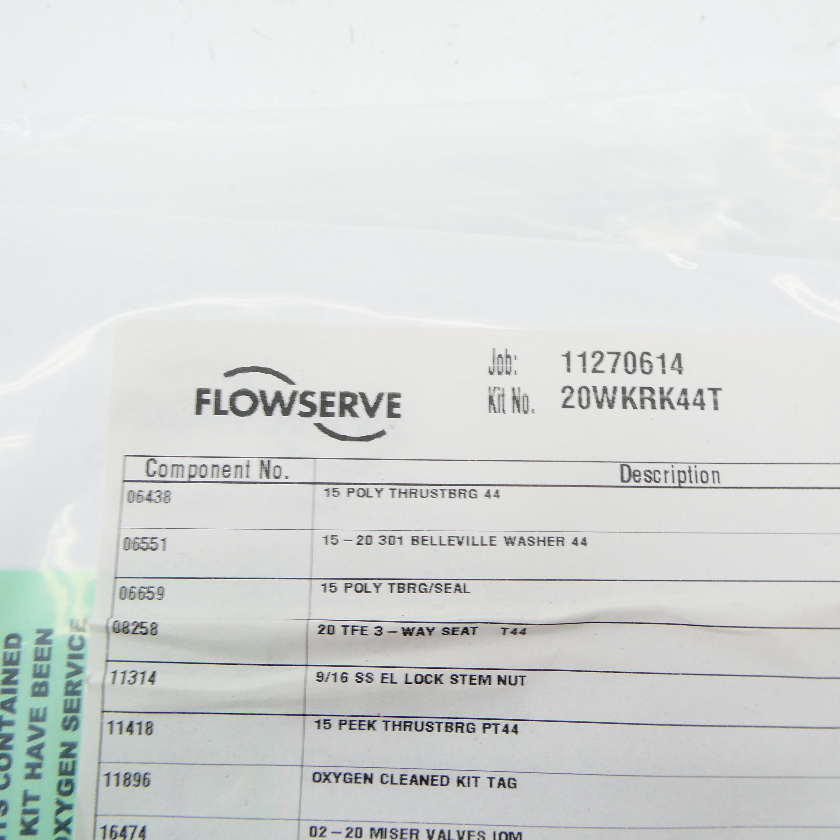 FLOWSERVE 20WKRK44T NSMP