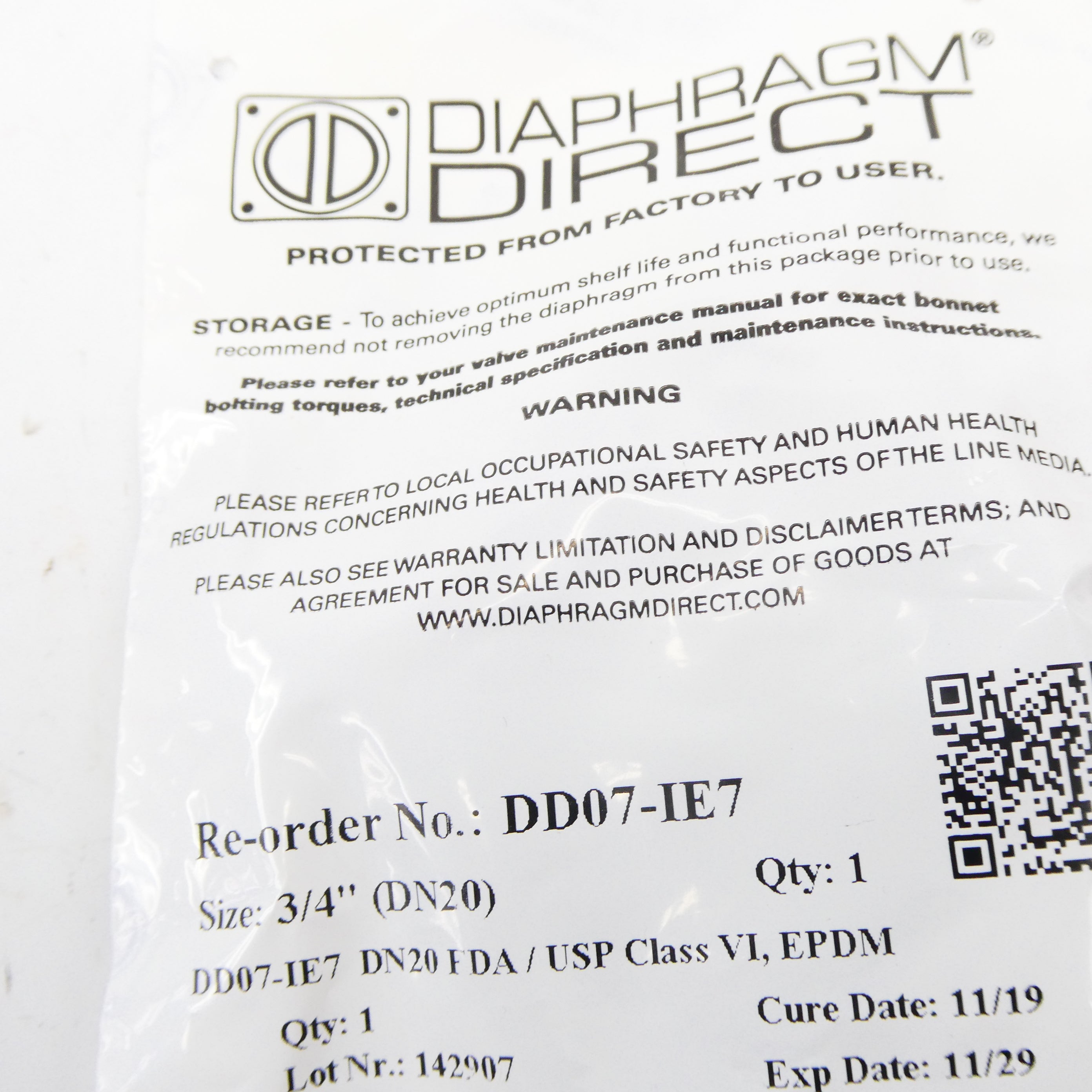 DIAPHRAGM DIRECT DD07-IE7 NSMP