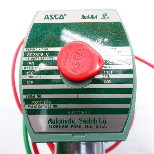 ASCO 8210G88V 110/120V 125-150PSI 3/4" NSMP