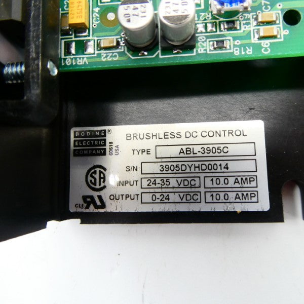 BODINE ELECTRIC ABL-3905C 24-35VDC 10.0A NSNP