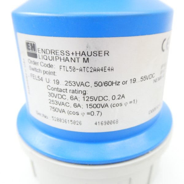 ENDRESS+HAUSER FTL50-ATC2AA4E4A 19-253VAC 6A NSNP