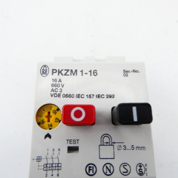 KLOCKNER MOELLER PKZM1-16 660V 10.0-16.0A NSMP