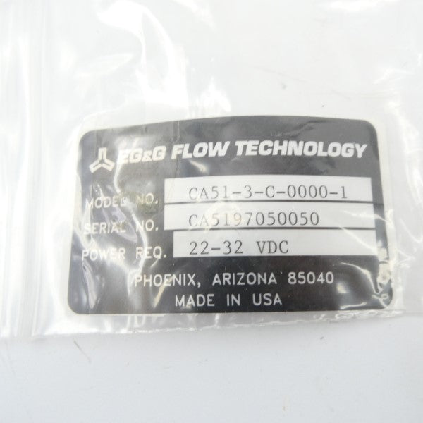 EG&G FLOW TECHNOLOGY CA51-3-C-0000-1 22-32VDC NSMP