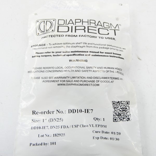 DIAPHRAGM DIRECT DD10-IE7 1" NSMP