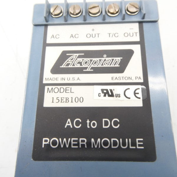 ACOPIAN 15EB100 NSNP