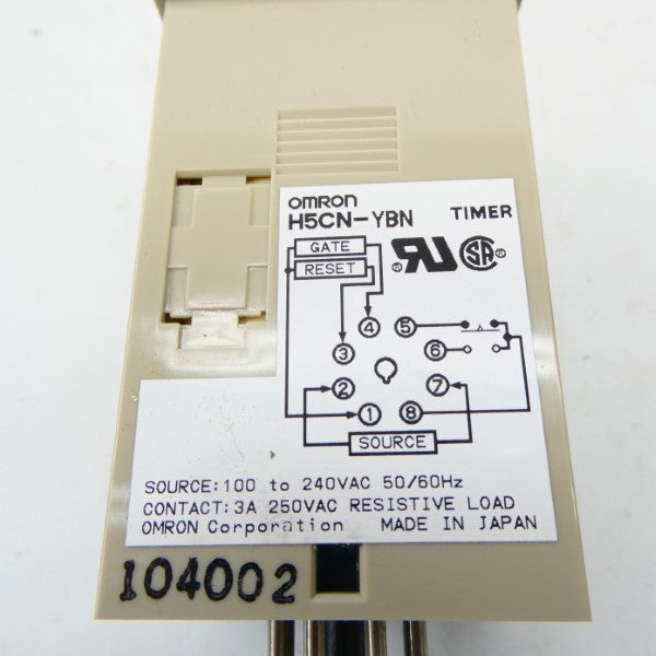 OMRON H5CN-YBN 100-240VAC NSNP
