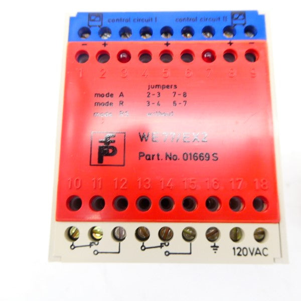 PEPPERL & FUCHS WE77/EX2 01669S 120VAC NSNP