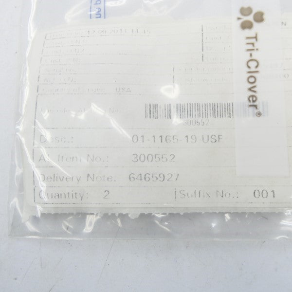 TRI-CLOVER 01-1165-19USF (PKG OF 2) NSMP