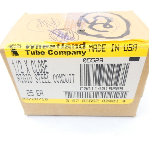 WHEATLAND TUBE 05529 1/2" (PKG OF 25) NSMP