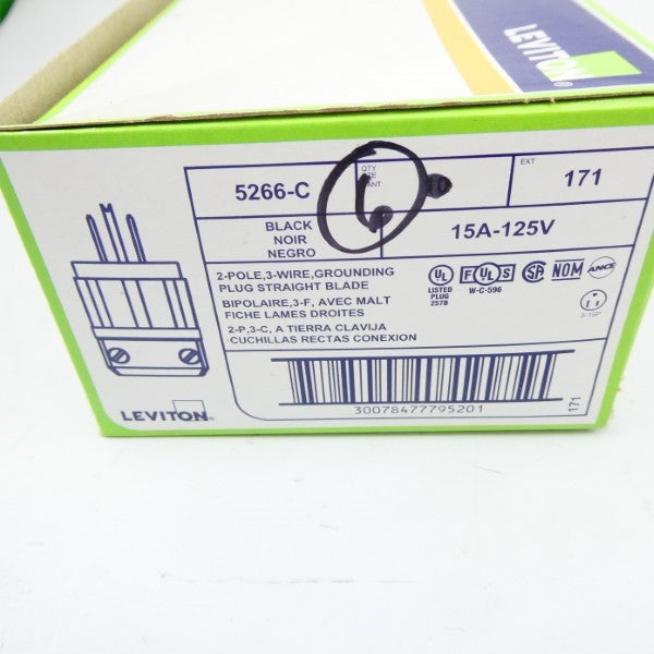 LEVITON 5266-C 125V 15A (PKG OF 6) NSMP