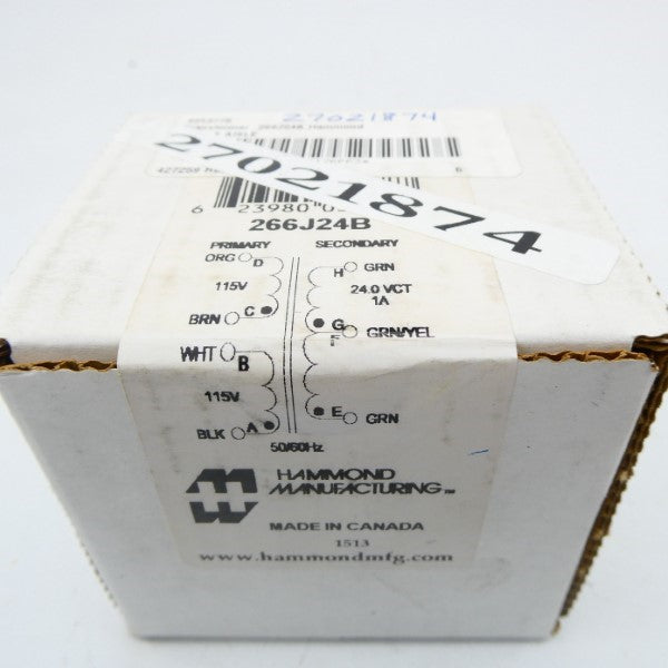 HAMMOND MANUFACTURING 266J24B 115V NSFS