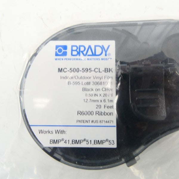 BRADY MC-500-595-CL-BK NSMP