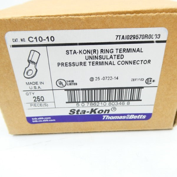 THOMAS & BETTS C10-10 (PKG OF 250) NSMP