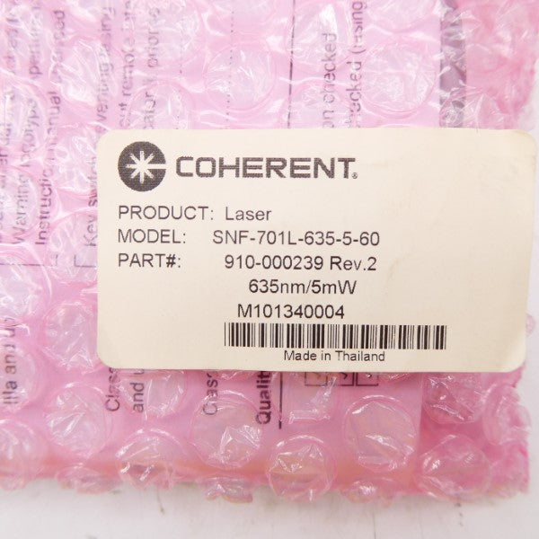 COHERENT SNF-701L-635-5-60 910-000239 REV. 2 NSMP