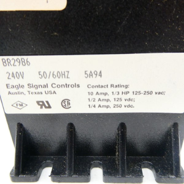 EAGLE SIGNAL CONTROLS BR29B6 240V 10A NSMP