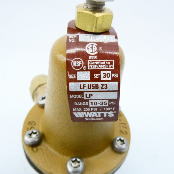 WATTS LFU5BZ3 LP 10-35PSI 1/2" NSNP