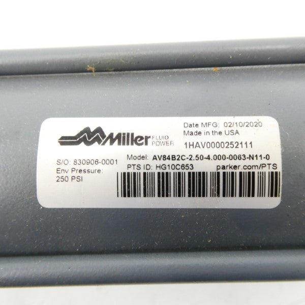 MILLER AV84B2C-2.50-4.000-0063-N11-0 250PSI NSNP