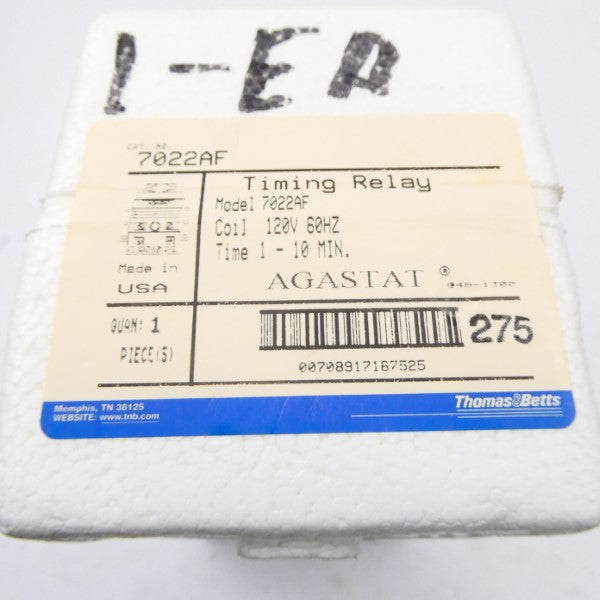 THOMAS & BETTS 7022AF 120V 1-10MIN NSFS