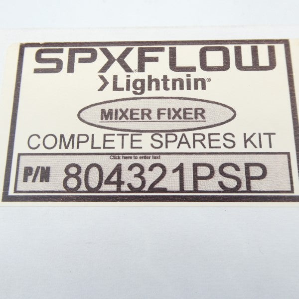 SPXFLOW 804321PSP NSMP
