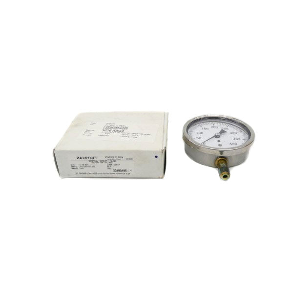 ASHCROFT 35-1009-AW-02L-400# 400PSI 3-1/2" NSMP