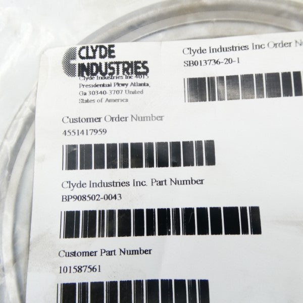 CLYDE INDUSTRIES BP908502-0043 NSMP