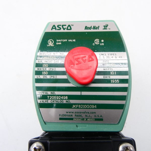 ASCO JKF8210G094 110/120V 150PSI 1/2" NSMP
