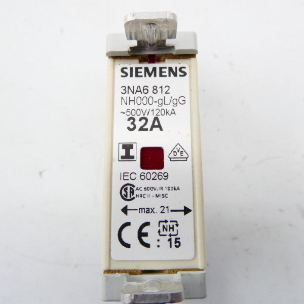 SIEMENS 3NA6812 500V 32A (PKG OF 3) NSMP