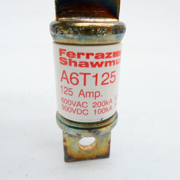 FERRAZ SHAWMUT A6T125 600VAC 125A (WH/OR) NSMP