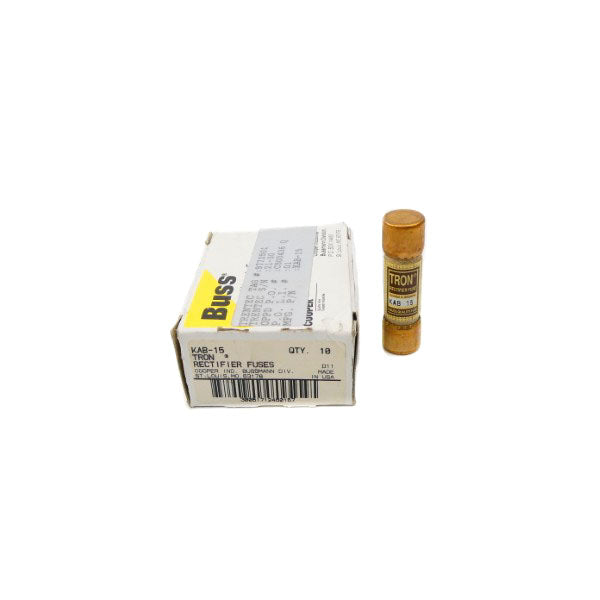 BUSSMANN KAB-15 15A (PKG OF 10) (WH/BR) NSMP