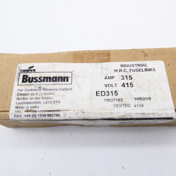 BUSSMANN ED315 415V 315A (BR) NSFS