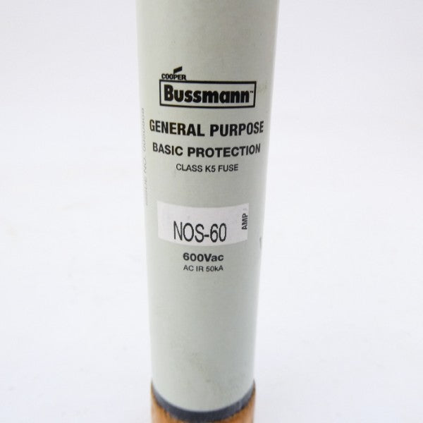 BUSSMANN NOS-60 600VAC 60A (PKG OF 10) (YL/GY) NSMP