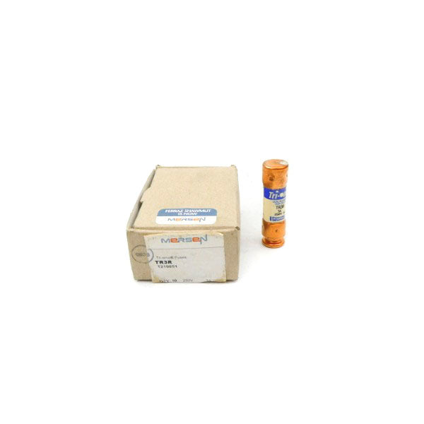 MERSEN TR3R 250VAC 3A (PKG OF 10) (BR/GL) NSMP