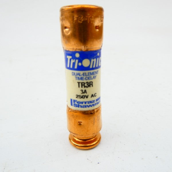 MERSEN TR3R 250VAC 3A (PKG OF 10) (BR/GL) NSMP