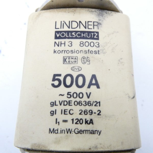 LINDNER NH38003 500V 500A NSNP