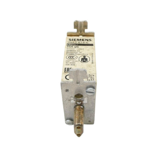 SIEMENS 3NA3814-6 690VAC 36A NSNP