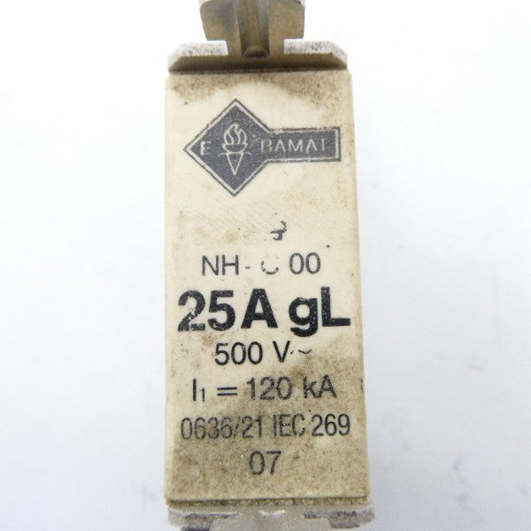 E BAMAT NH-C00 500V 25A NSNP