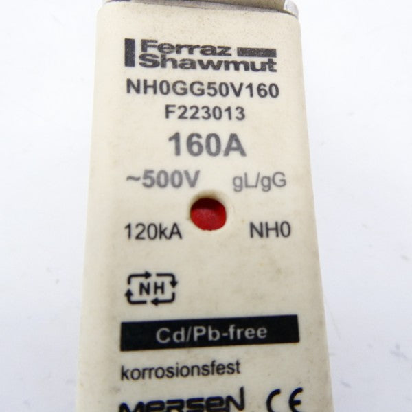 FERRAZ SHAWMUT NH0GG50V160 500V 160A NSNP